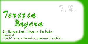 terezia magera business card